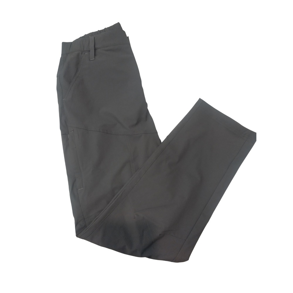 Fioboc Mens Gray Performance Hiking Pants Size L Elastic Waist Articulated Knee